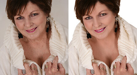 Photo Retouching Services Sample before after