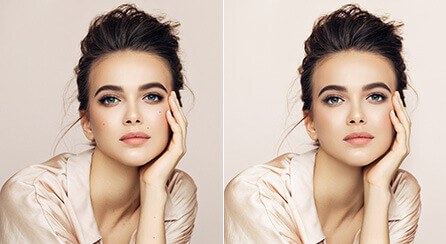 Photo Retouching Services Sample before after